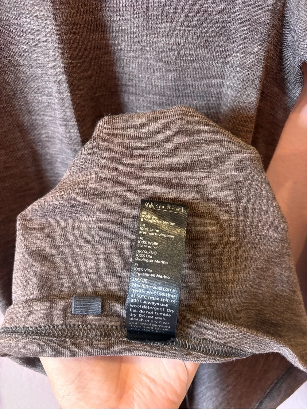 Dilling 100% Wool Turtleneck Baselayer Size 6 - Picture 6 of 7